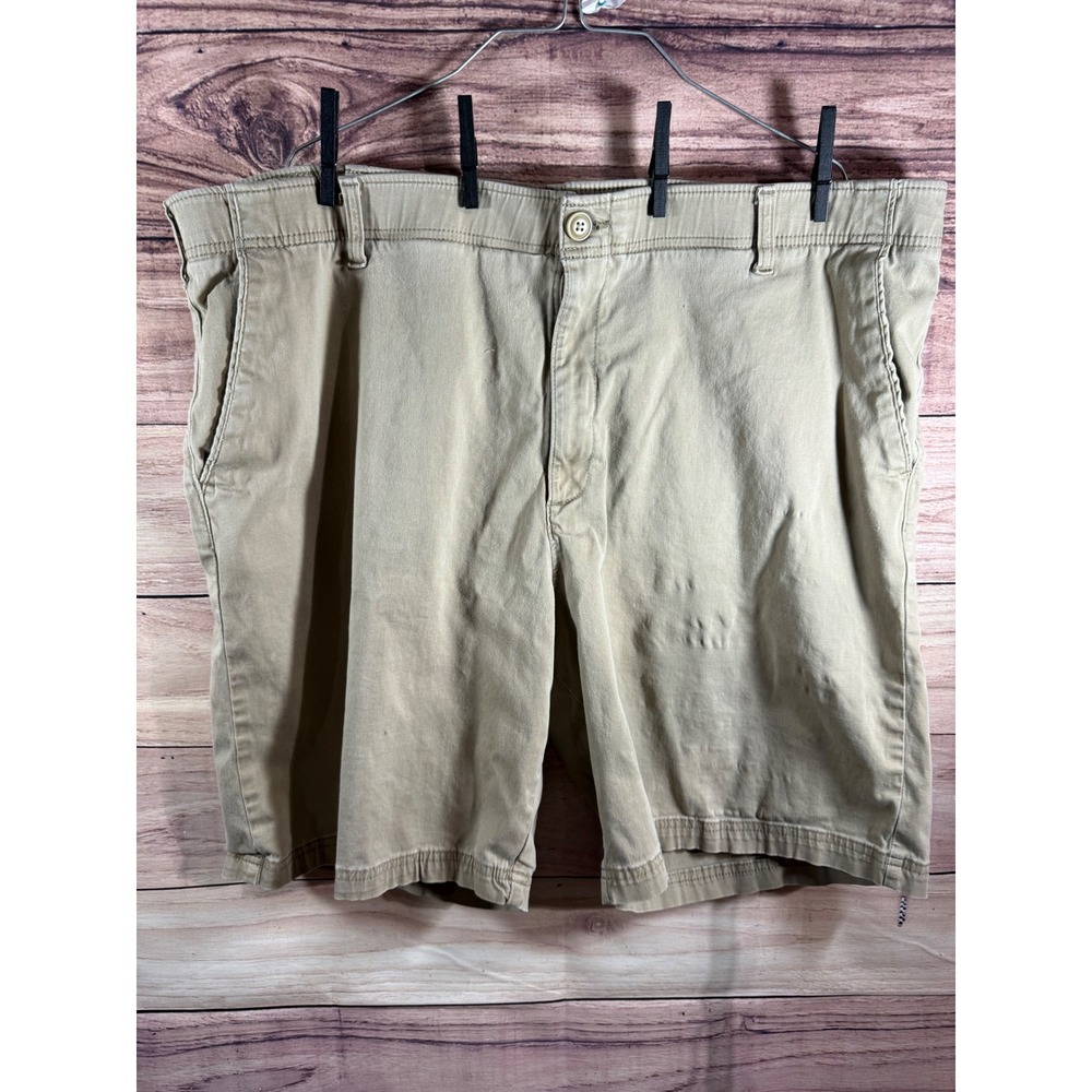 Lee Mens Extreme Comfort Khaki Shorts Tan Performance Series 46 4353560